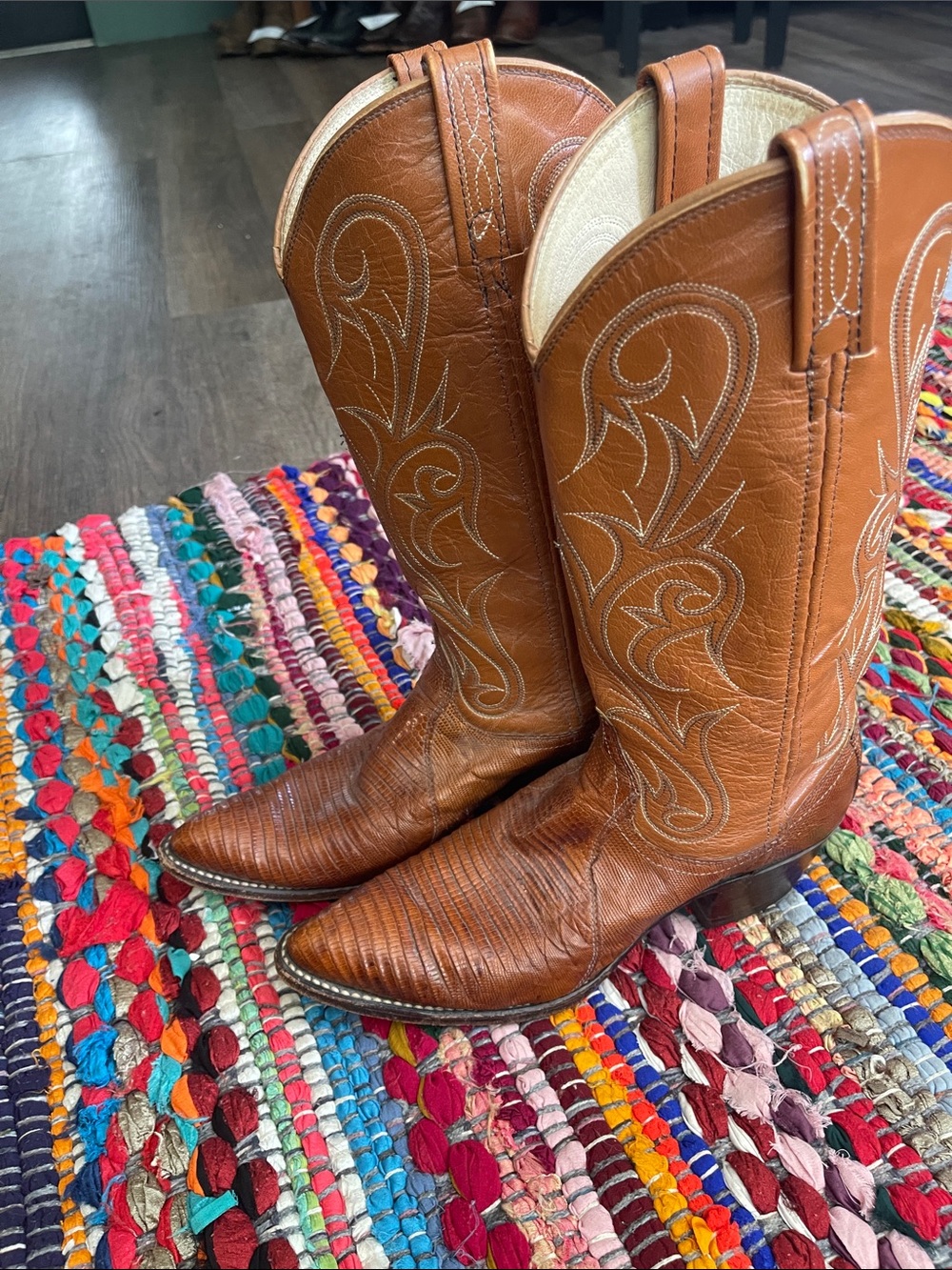 Dan Post Lizard skin western boots